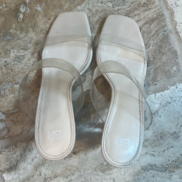 Nordstrom BP Clear Heels size 10 - Picture 4 of 4
